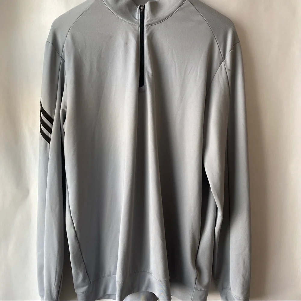 Mens Adidas Golf Climalite size large jacket gray